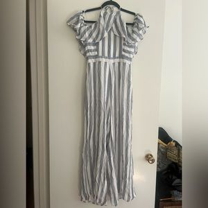 Striped jumpsuit